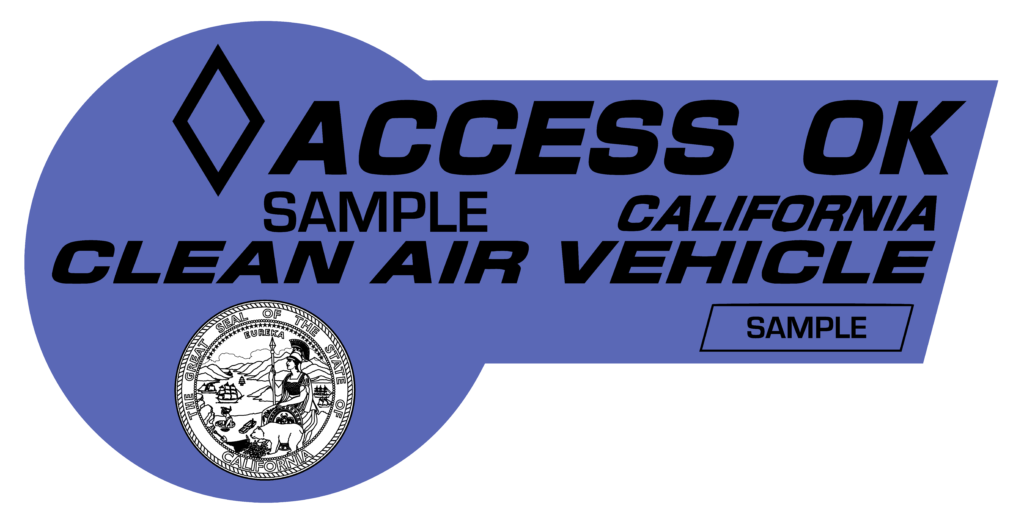 Clean Air Vehicle Discount Metro ExpressLanes   CAV Decal Purple 01 1024x522 