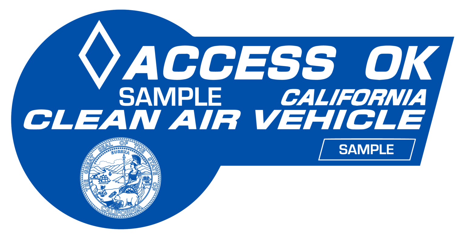 Clean Air Vehicle Discount Metro ExpressLanes   CAV Decal Blue 1536x783 